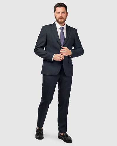 Классический темно-серый костюм Никки