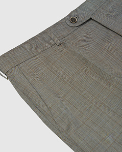 Классический серый костюм в клетку Бредли