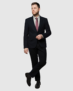 Классический темно-синий костюм Леон