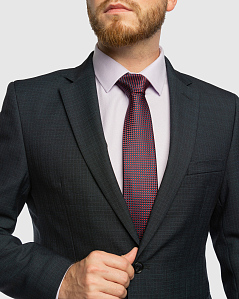 Классический темно-синий костюм Бланк