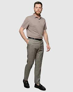 Классический серый костюм в клетку Бредли