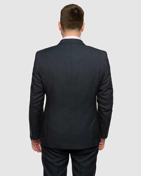 Классический темно-синий костюм Бланк