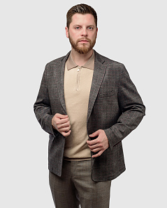 Трикотажный облегченный пиджак Бекер