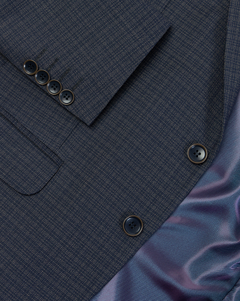 Классический темно-синий костюм Стаут