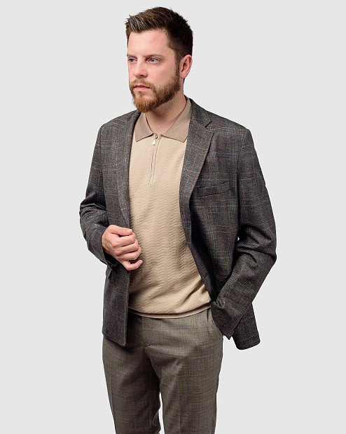 Трикотажный облегченный пиджак Бекер