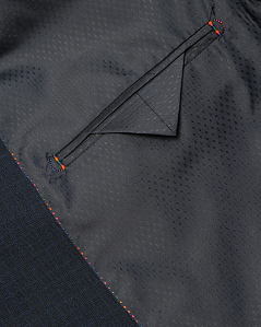 Классический темно-синий костюм Бланк