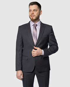 Классический темно-синий костюм Стаут