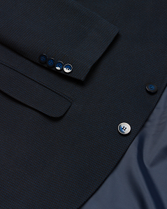 Классический темно-синий костюм Леон