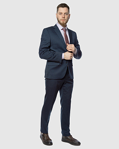 Классический темно-серый костюм Джером