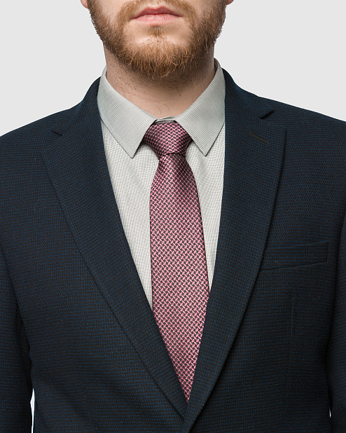 Классический темно-синий костюм Леон