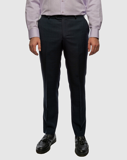 Классический темно-синий костюм Бланк